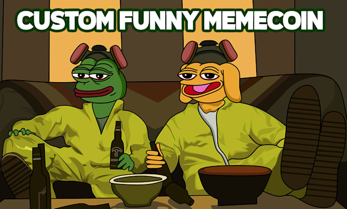 draw meme coin ilustration for website, project, social media in 24 hours
