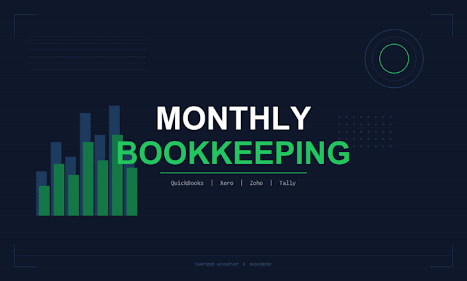 do monthly bookkeeping in quickbooks, xero, or zoho books