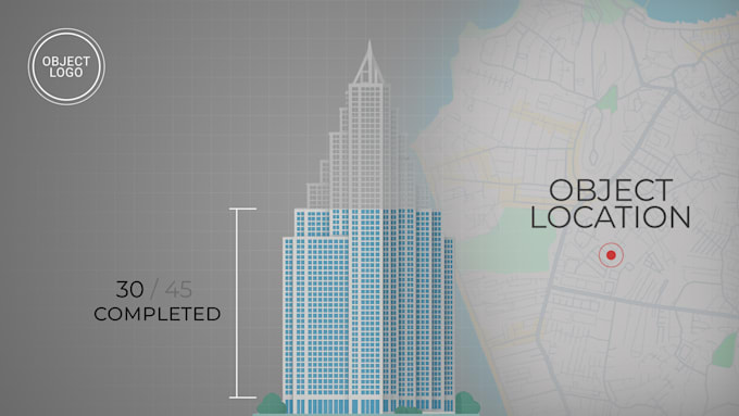 create modern animated infographic video for your business