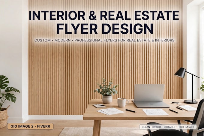 design a modern and luxury business marketing flyer