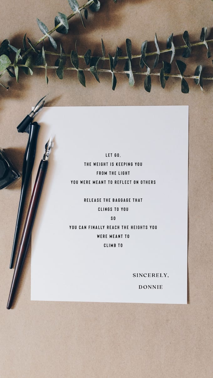 Handwrite Poem Handwrite poetry for you by Adonisrichards7 | Fiverr