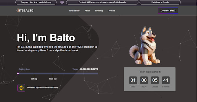 crypto meme website, meme token website, crypto landing page