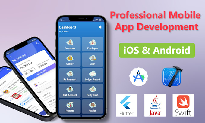 develop custom IOS and android mobile apps