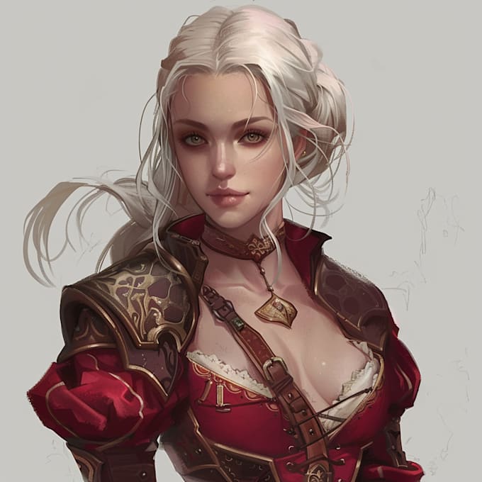 fantasy character sketch for you