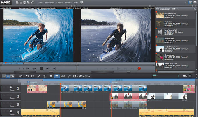 edit video and sync audio or music