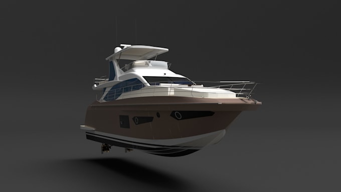 make 3d modeling boat