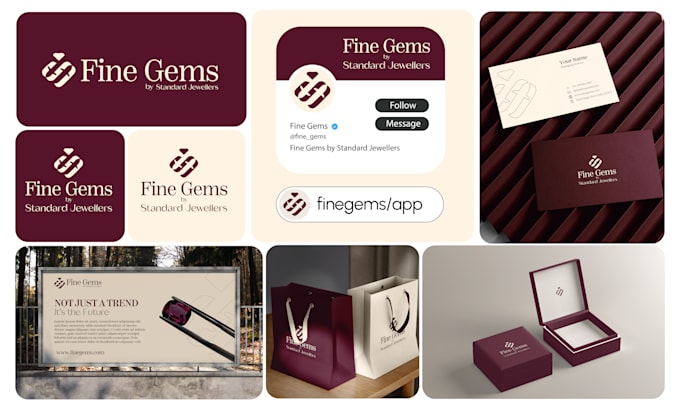 design brand kit, brand guidelines and logo