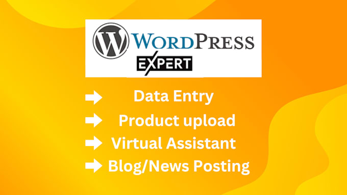 do wordpress data entry and woocommerce product upload