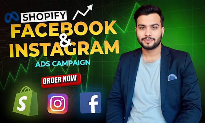 setup fb and ig ads campaign, run shopify fb advertising