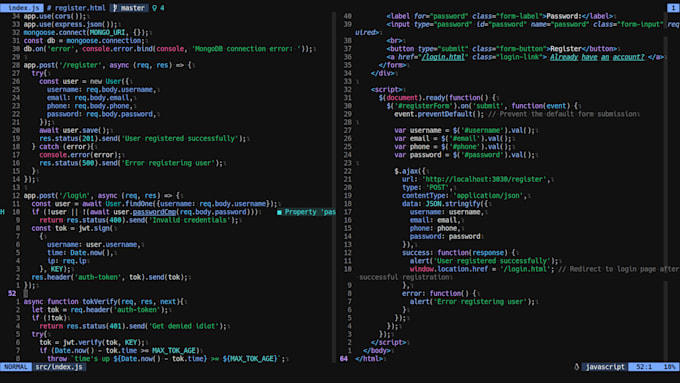 develop  websites in  PHP, flask,  django and py4web framework