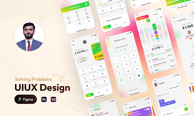 Do ui ux design for mobile app and ui ux for website by Tahir72 | Fiverr