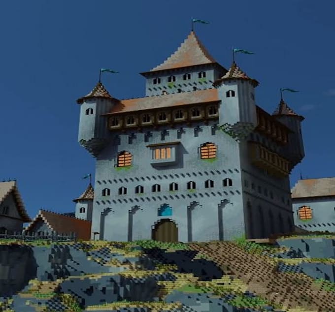 Do 3d minecraft video, character design, parkour, skin, roblox ...