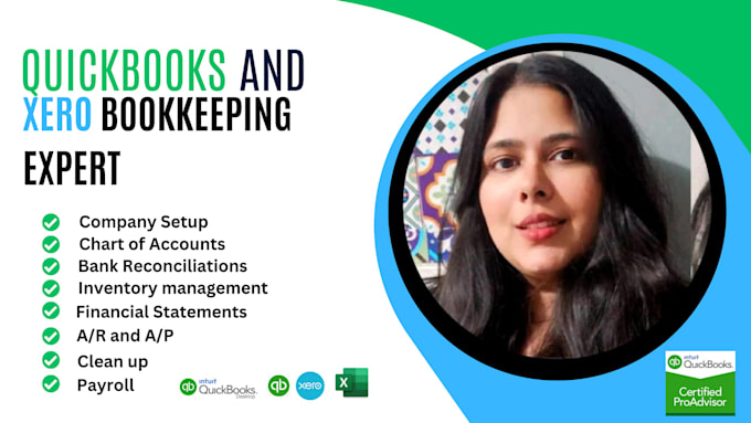 do bookkeeping, setup and cleanup using quickbooks and xero