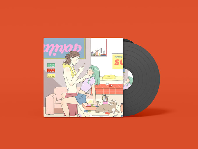 make illustration for thumbnail or cover music