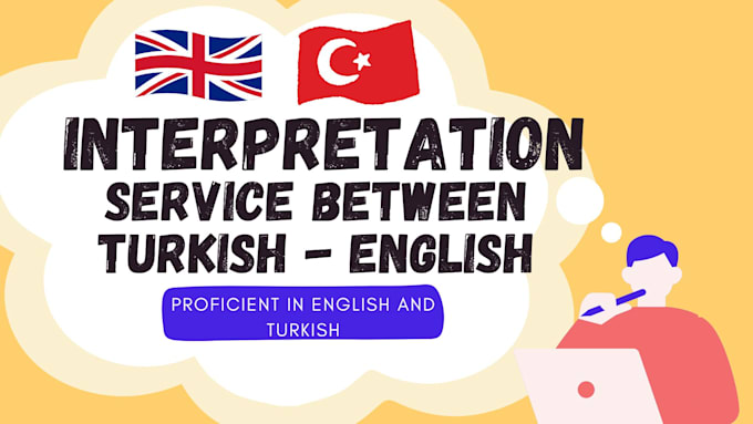 interpret between english and turkish