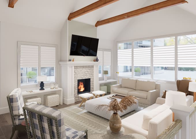 do ultra realistic interior and exterior rendering