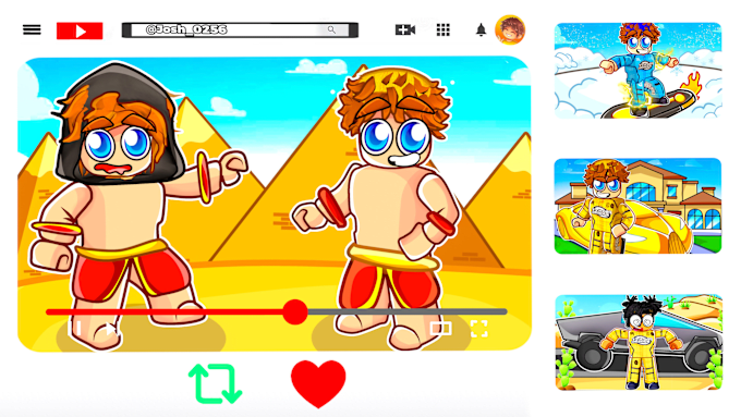 A cartoony roblox thumbnail for your youtube by Josh_0298 | Fiverr