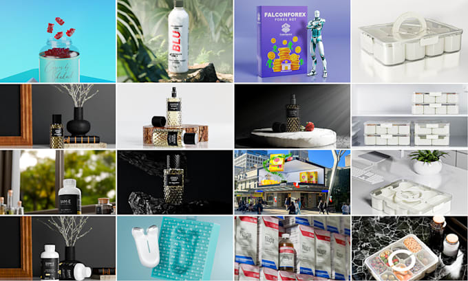 do 3d animation and modelling of your product for amazon