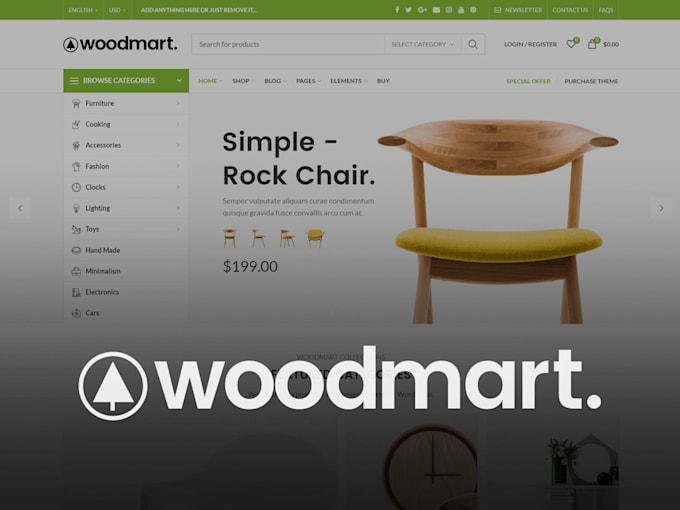 customize woodmart woocommerce wordpress theme