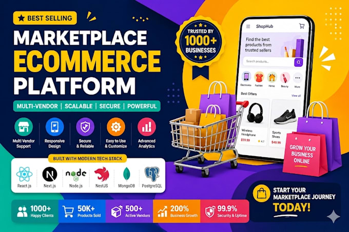 build a scalable ecommerce marketplace with advanced custom features