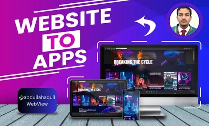 transform your website into android app