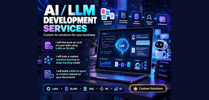 fine tune llm with lora or qlora and train a custom ai model