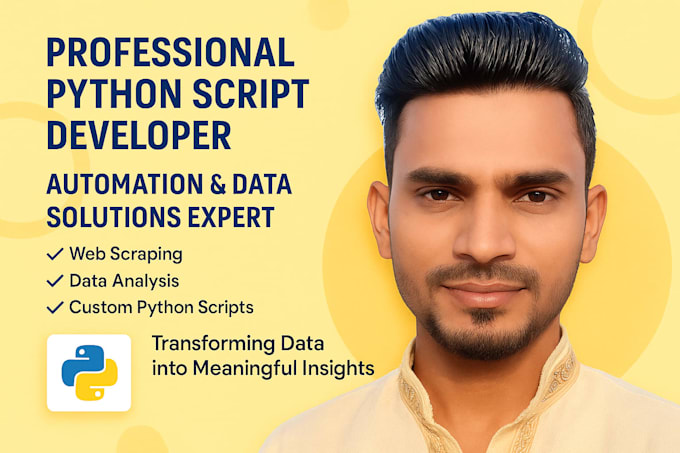 develop python scripts for web scraping and automation