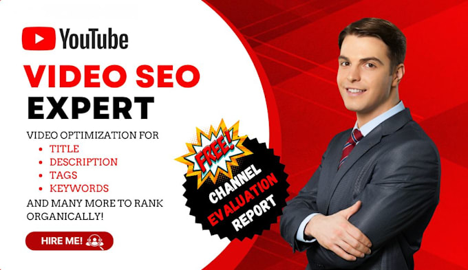 do professional youtube video SEO and video optimization