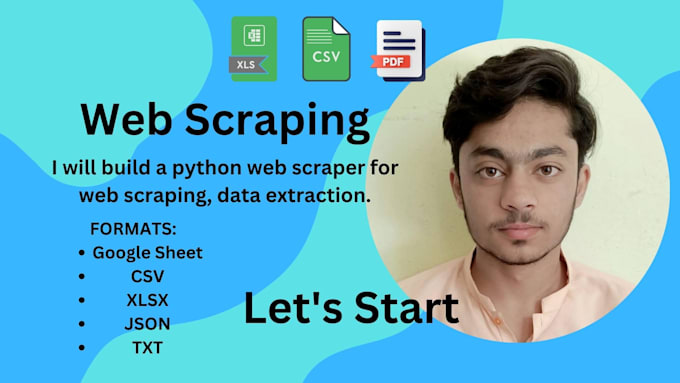 Scrape and extract data from websites and apis using python
