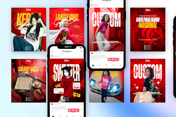 design unique and premium social media posts and ads creatives as you request