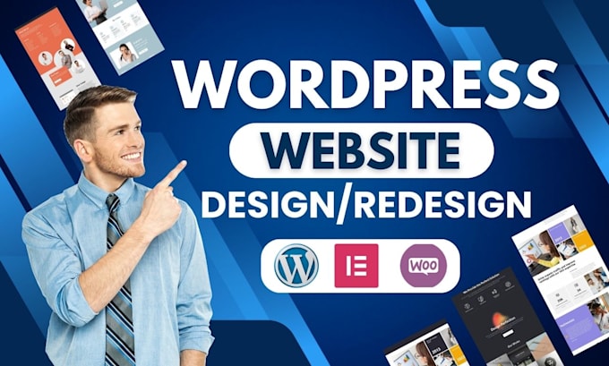build responsive wordpress website design, redesign web and website development