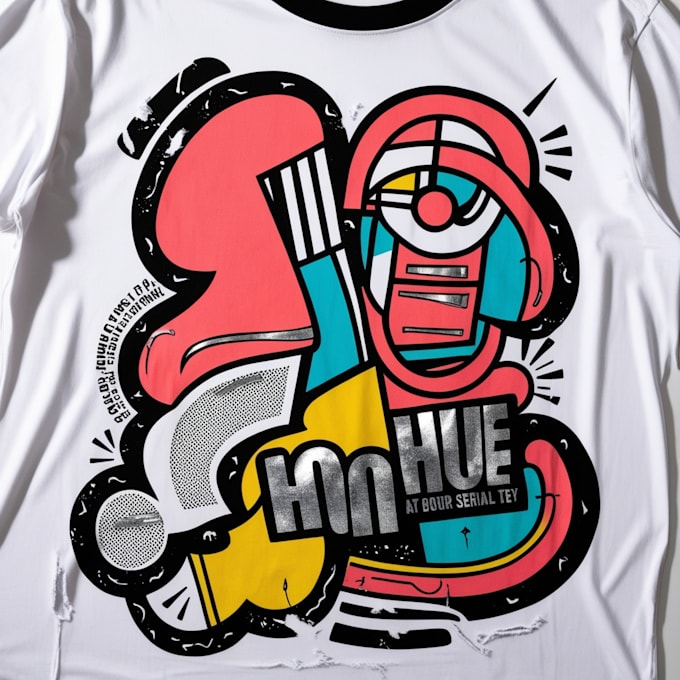 design a creative typography and graphic t shirt design