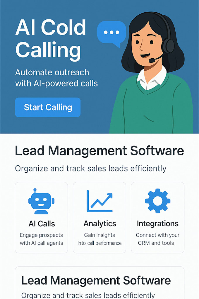 do ai voice finance saas agent,CRM dialer system and booking automation platform