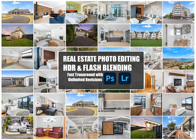 do real estate photo editing single or multi exposure