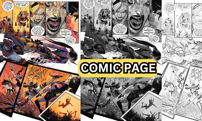 Marvel Comic Writing Draw superhero comic book pages in marvel comic style by Juliet_ade1 ...