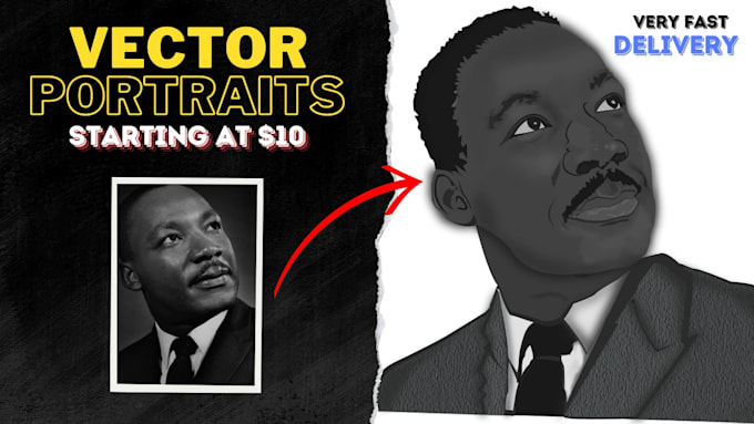 do portrait vector art