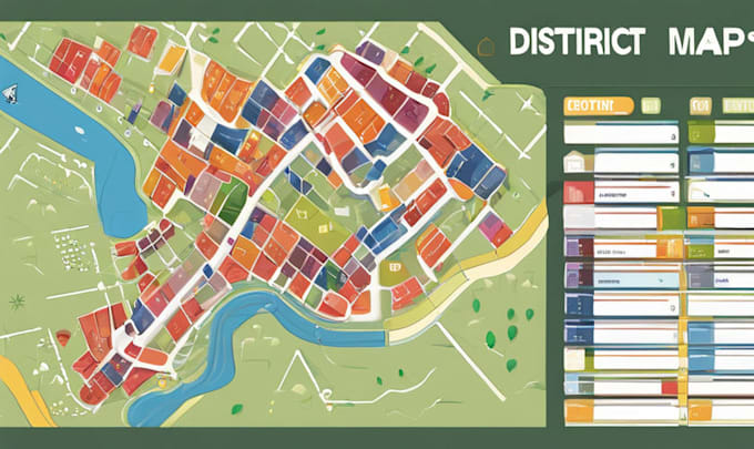 create a vector map illustration for any of your events