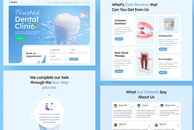 design medical, healthcare, dental, clinic, home care wordpress website