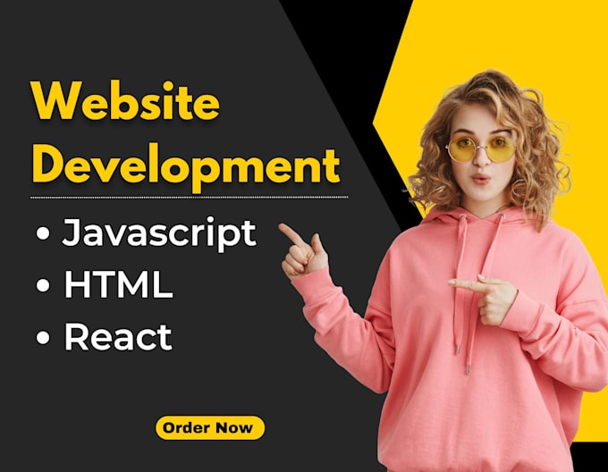 Build, rebuild modern website development, html, react, javascript by ...