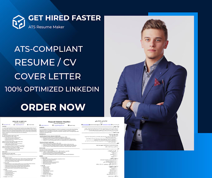write your resume, cover letter, linkedin, CV