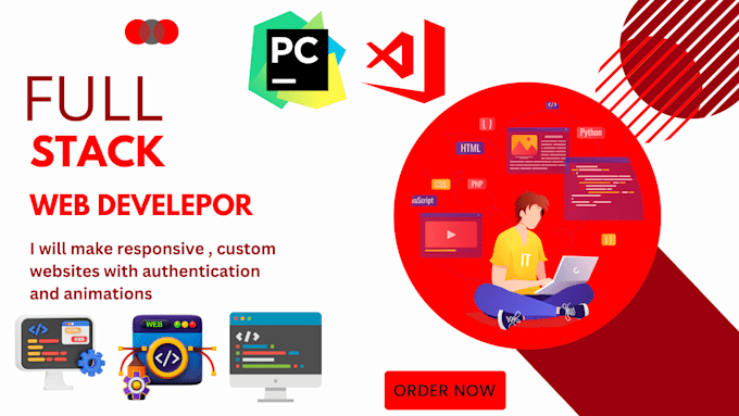 do frontend , backend , responsive design , authentication