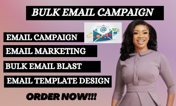 send bulk email marketing, email campaign , send mass email