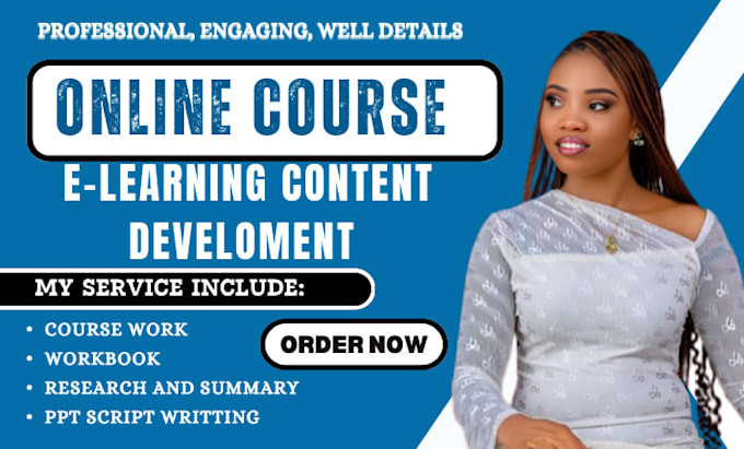 online course content, training manual, workbook ecourse creation coursework ppt