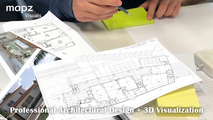 create a complete design project with concept, plans, 3d and renders