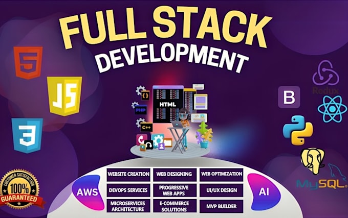 do custom full stack web development l reactjs nodejs nextjs