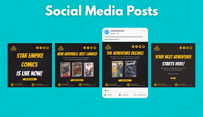 design social media posts and canva templates