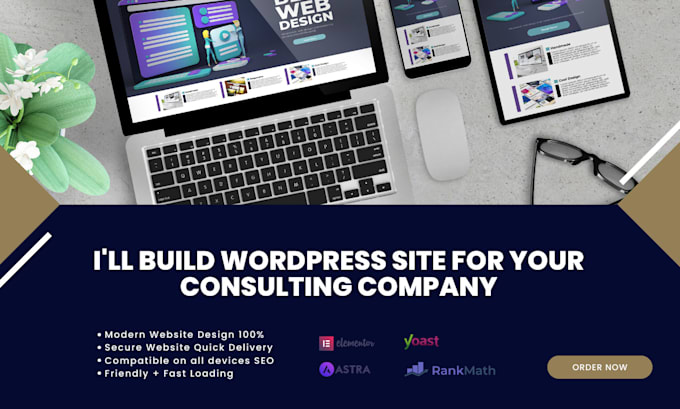 build redesign wordpress website for your consulting company
