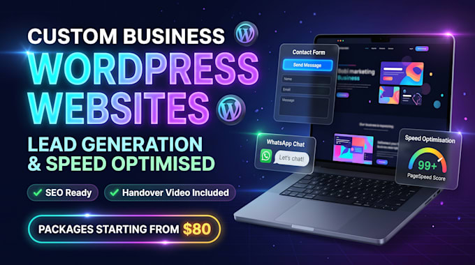 build a high converting wordpress website for your business