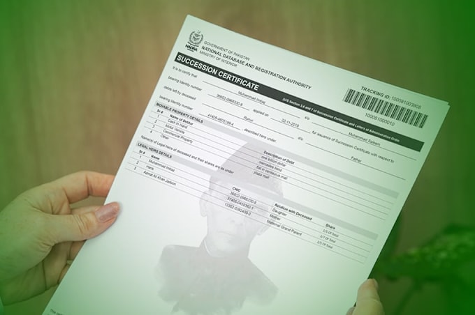 Get succession certificate from nadra or court by Waqas jamil Fiverr