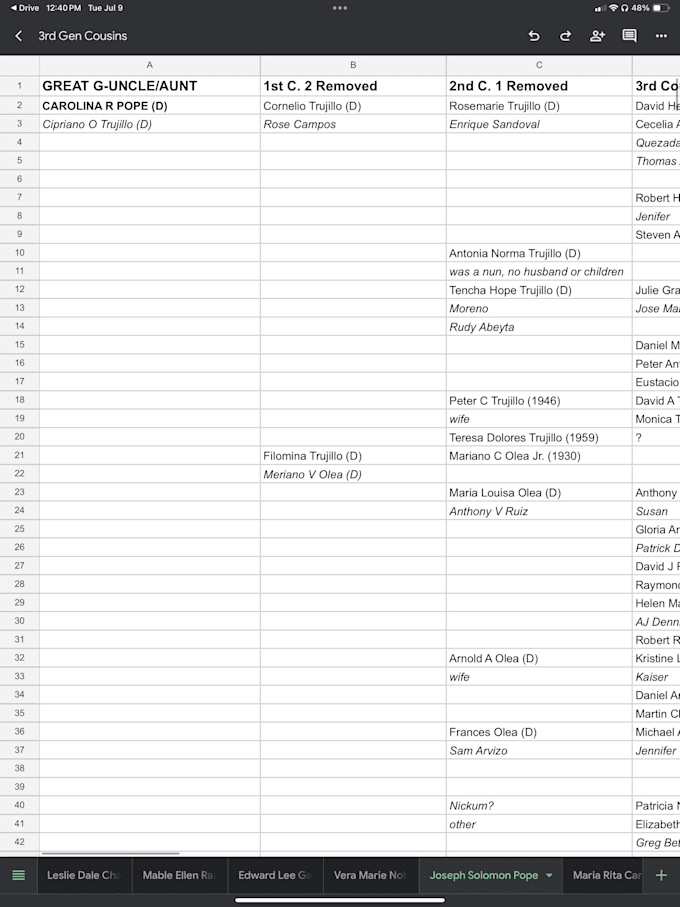 build your family tree